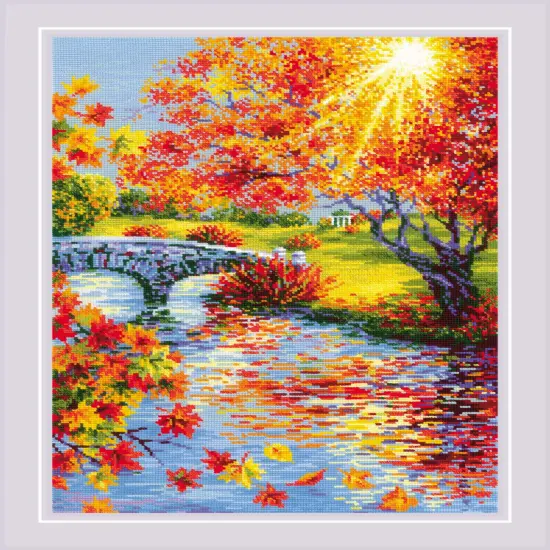 Sunny Autumn R2031 Counted Cross Stitch Kit {1}