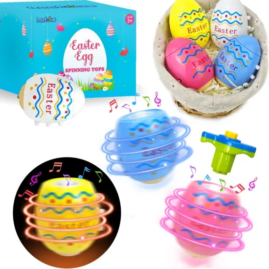 Light up Easter Eggs Hunt Supplies for Kids, 8 Pack Easter Basket Stuffers Fillers for Toddler Boys Girls {1}
