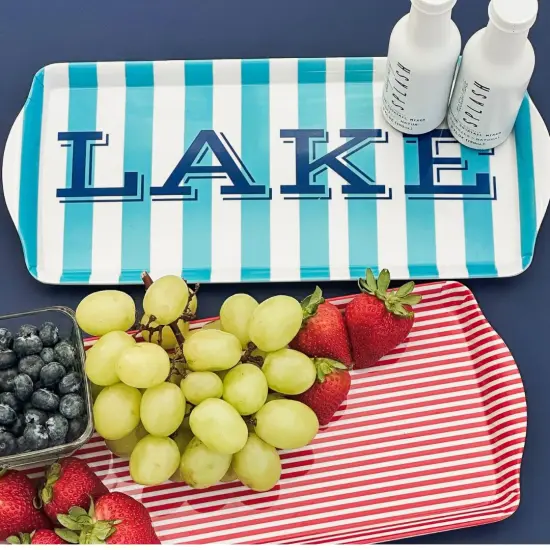 Lake Melamine ServingTray for Appetizers & Desserts {5}