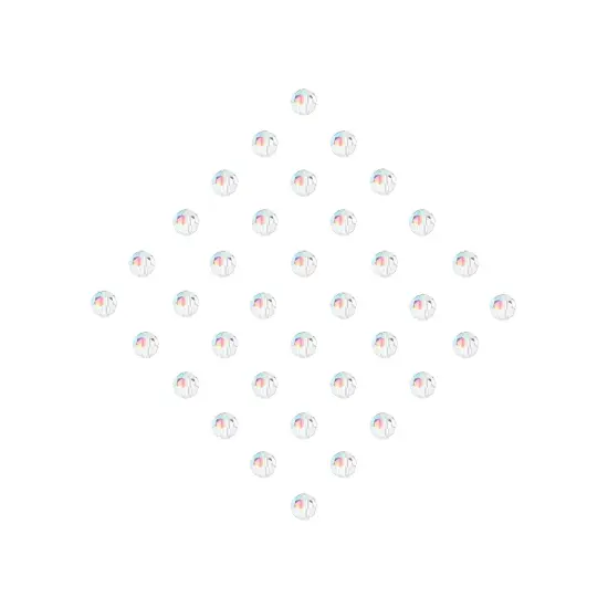 Preciosa 6mm Czech Glass Faceted Round Beads, 36pcs Crystal AB {4}