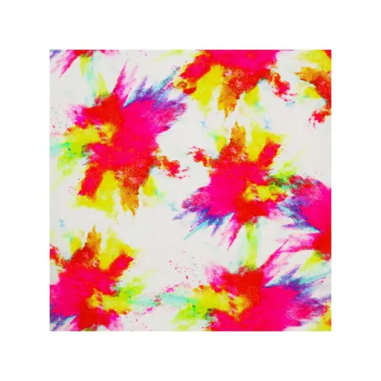 Paintball Splatter Printed Spandex Fabric Multicolor {4}