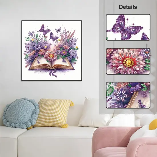 5D Special Shape Diamond Art Kits for Beginners, Crystal Rhinestones, 12&times;12 Inch {2}