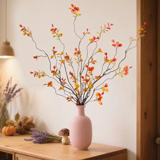 4 Pcs Fall Stems Artificial Branches {5}