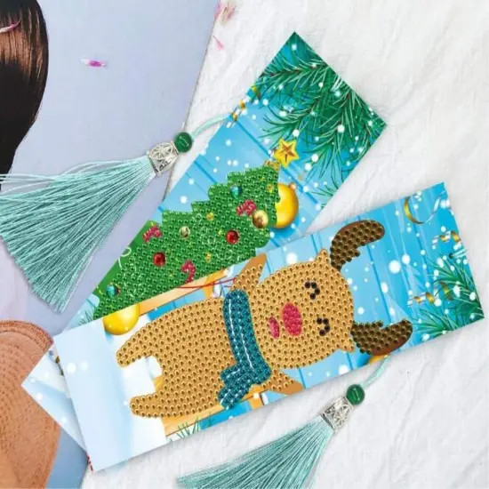 Leather Diamond Art Painting Bookmark Arts {3}