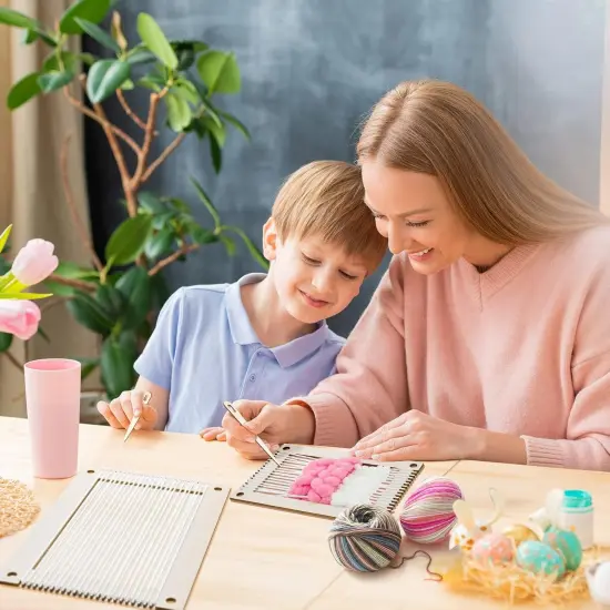 7 Pcs Weaving Loom Kit Small Weaving Loom for Beginners {3}