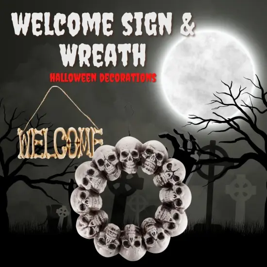 Halloween Welcome Sign {3}