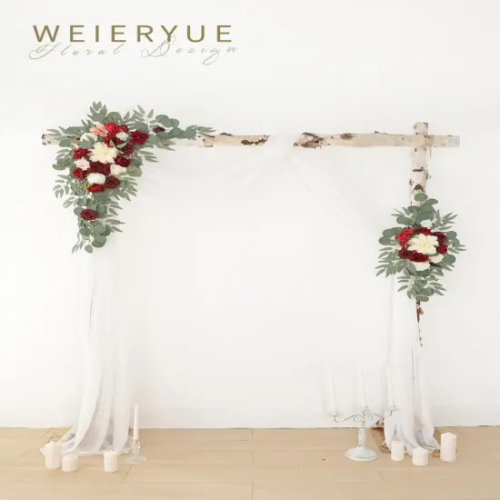 2Pcs Artificial Flower Arch Decor {3}