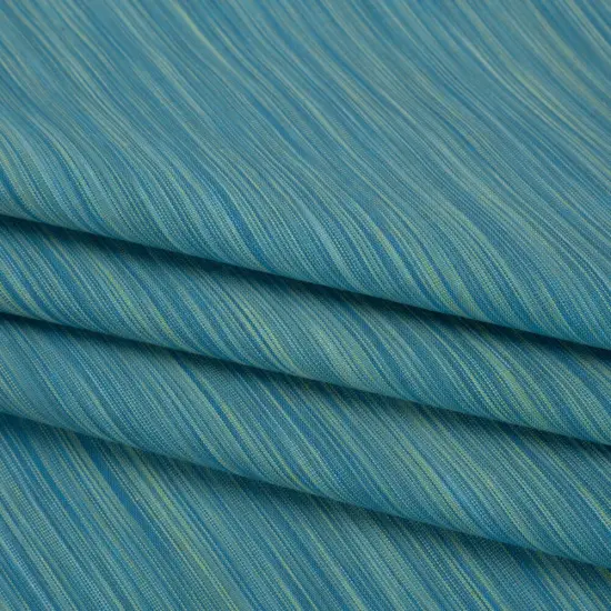 1 Yard Teal Striated Cotton Quilting Fabric Ocean Blue Green Gradient, 43 Inches Width {4}