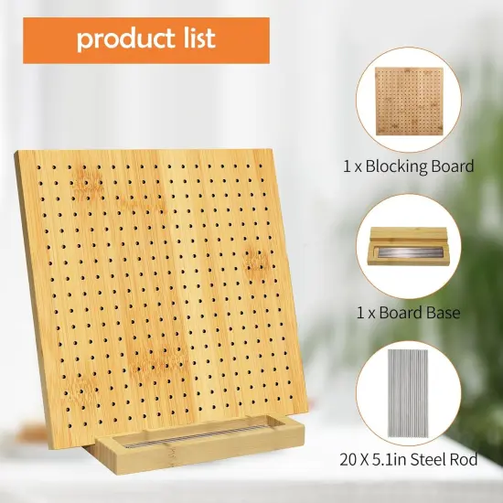 Crochet Blocking Board with 20 Pins {3}