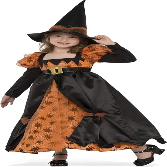Rubie's Child's Spider Witch Costume, Large, Multicolor {1}