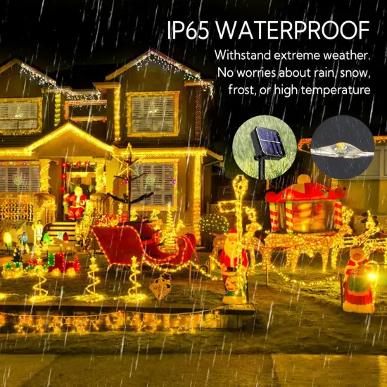 4 Pack Solar String Lights for Outside {3}