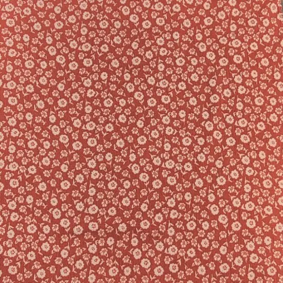 1 Yard Red Oatmeal Rayon Crinkle Apparel Fabric 50/52 inches Width {2}