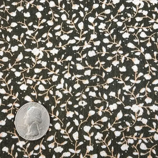 1 Yard Olive Ivory Rayon Crepon Fabric Lightweight Woven Textured Pleated Apparel 50/52" Wide {3}