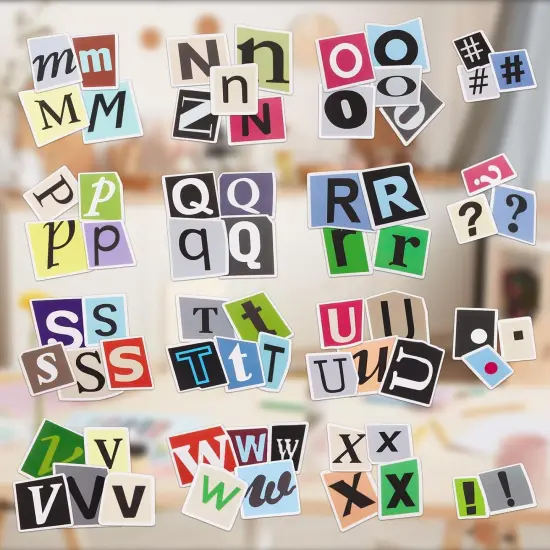 400Pcs Alphabet Letter Stickers {3}