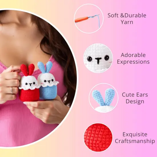 Easy Starter Crochet Kit for Adults & Kids {4}