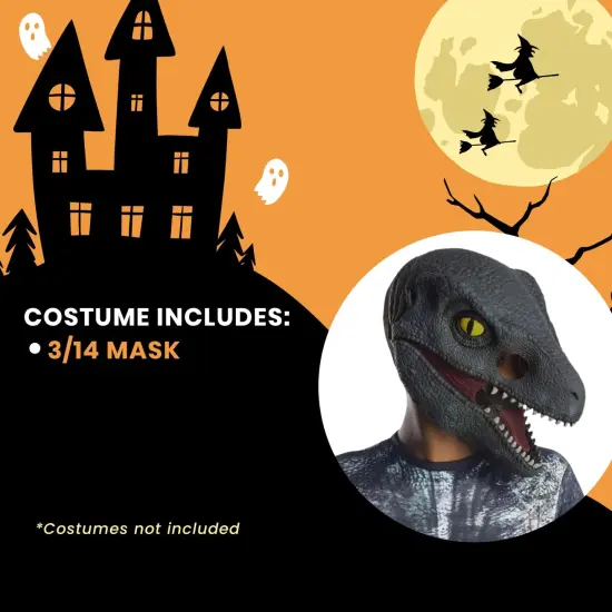 Jurassic World: Fallen Kingdom Blue Velociraptor 3/4 Child Costume Mask {5}
