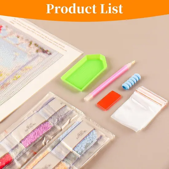 5D Moonlight Waterfall Diamond Painting Kits for Adults {5}