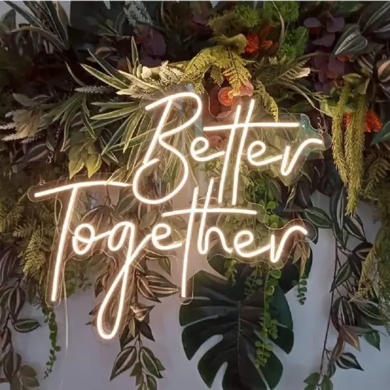 Better Together LED Neon Sign Night Light {1}