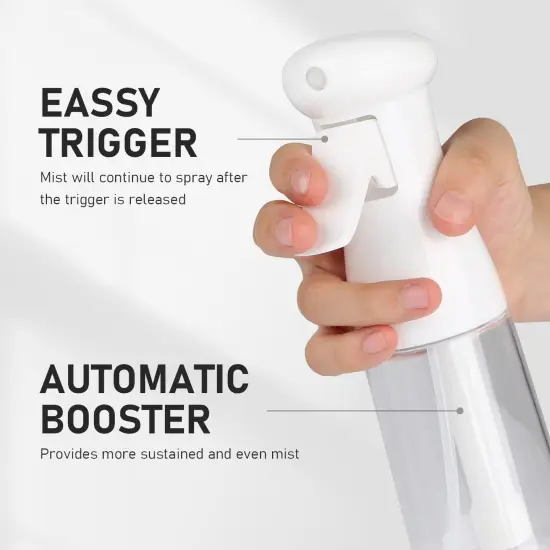 2 Pack 6.8 OZ Empty Spray Bottles - Black and White {5}