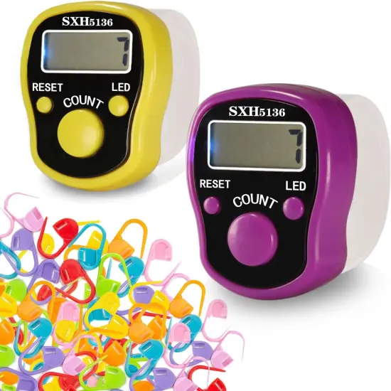 Stitch Counters 2 Pcs LED Digital Row Counter {1}