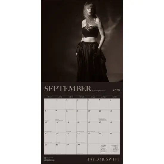 Taylor Swift OFFICIAL | 2026 12 x 24 Inch (Hanging) Monthly Square Wall Calendar {4}