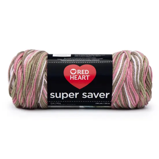 Red Heart Super Saver Yarn 24 Pack-Pink Camo {3}