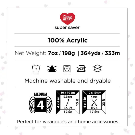 Red Heart Super Saver Yarn 24 Pack-Grape Fizz {4}