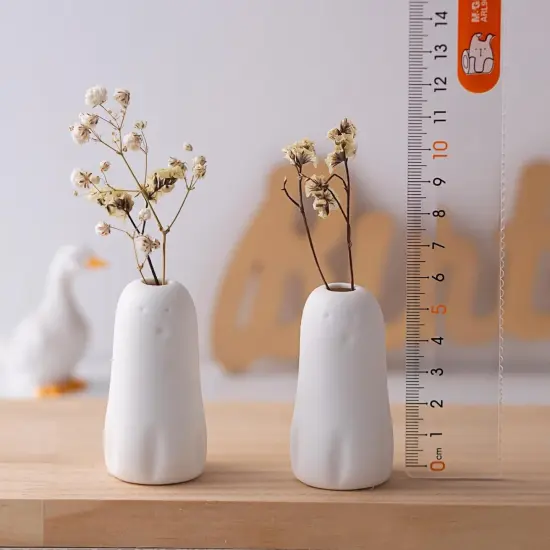 Set of 5 Cute Ghost Mini Bud Vases {2}