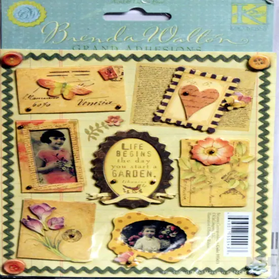 K & Company Brenda Walton Brianna Correspondence Dimensional Stickers {1}