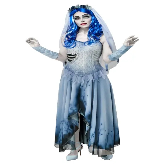 Tim Burton's Corpse Bride Emily Women's Costume {7}