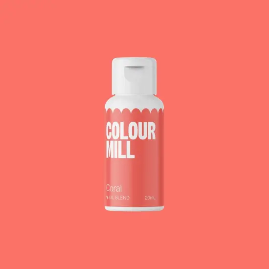 20ml Coral Oil Based Colouring for Buttercream Ganache Cake Batter Fondant Chocolate Use {4}