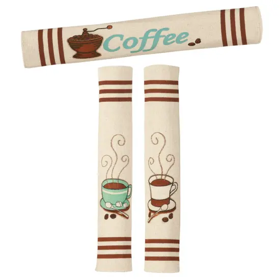 Collections Etc Coffee Appliance Handle Covers - 3pc {2}