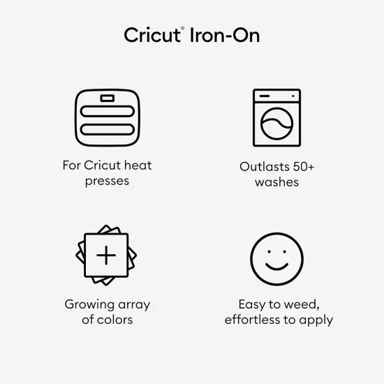 Cricut Iron-On (12 ft), Silver {2}