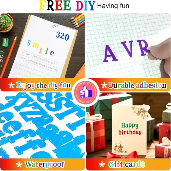 1455 Letter Stickers {2}