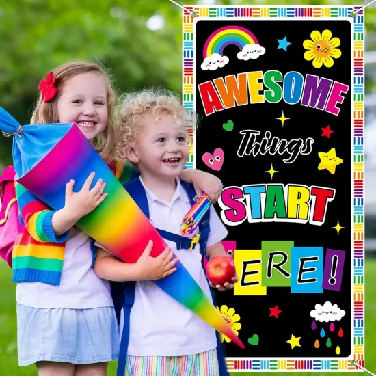 Classroom Colorful Welcome Decoration {5}