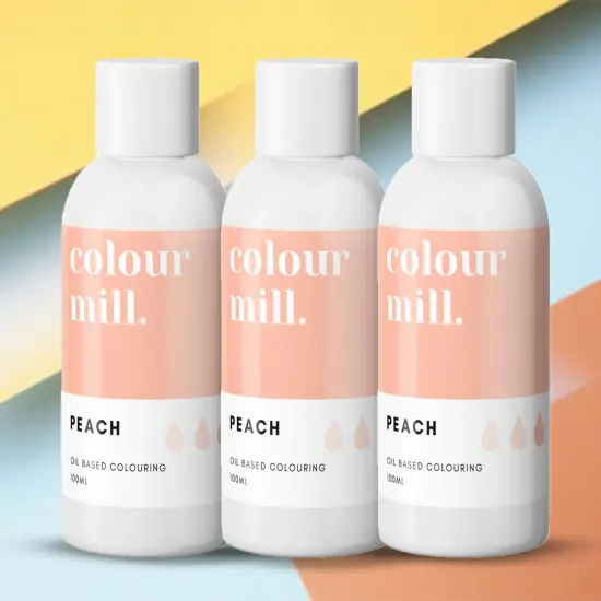 100ml Colour Mill Oil Based Food Colouring Peach For Buttercream Chocolate & Baking {4}