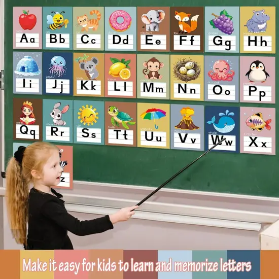 ABC Alphabet Poster Classroom Wall {5}