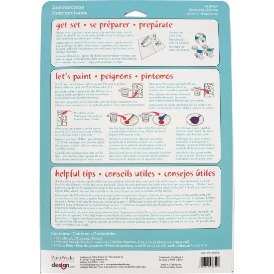 Paint Works Paint By Number Kit 8"x10"-Mama Fox {5}