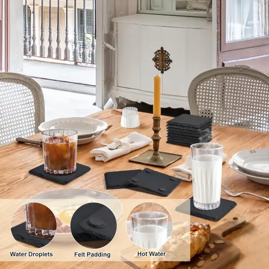 Slate Coasters Set 12 {2}