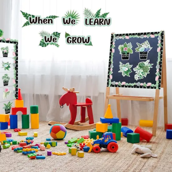 Succulents Plant Potted Bulletin Board Decorations {4}