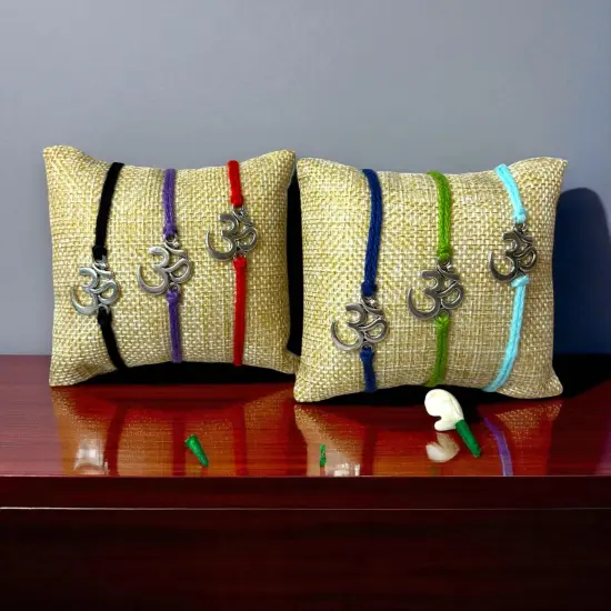 Personalized Rakhi Card, Aum Om Rakhi, Rakhi for Brother, Raksha Bandhan, Rakhri, Rakshabandhan, Rakhdi {2}