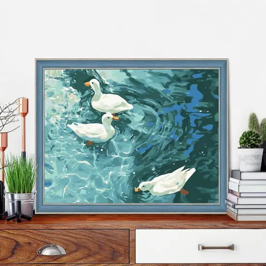 Diamond Painting Kits for Adults, 5D Swan Lake Diamond Art Kits for Beginners, DIY Full Drill Paint with Diamonds for Home Wall Decor 12 x 16 Inch {2}
