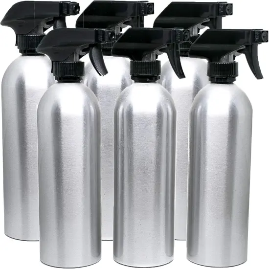 6 Pack Empty Aluminum Spray Bottles {1}