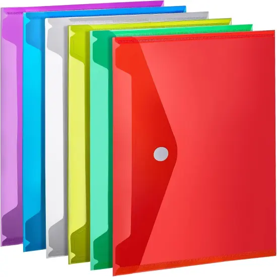 6 PCS Plastic Envelopes {1}