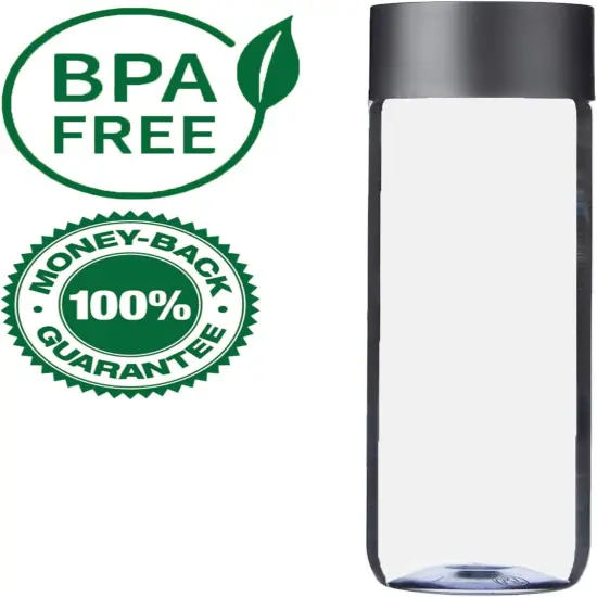 12-pack Bulk Empty Plastic Juice Bottles Reusable Water Bottles {2}