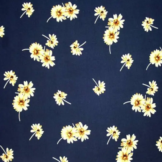 1 Yard Navy Ivory Rayon Crinkle Fabric For Evening Dresses Blouses Skirts Apparel 52/54" Width {3}