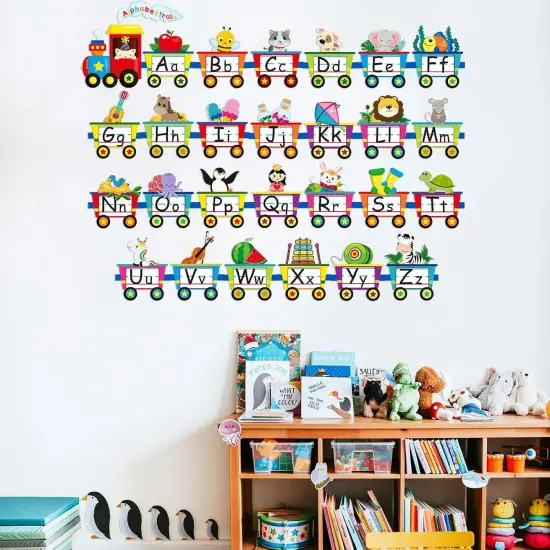 Alphabet Wall Sticker Early Learning Classroom {4}