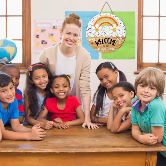 Boho Classroom Welcome Sign {2}