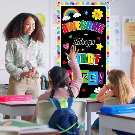 Classroom Colorful Welcome Decoration {3}