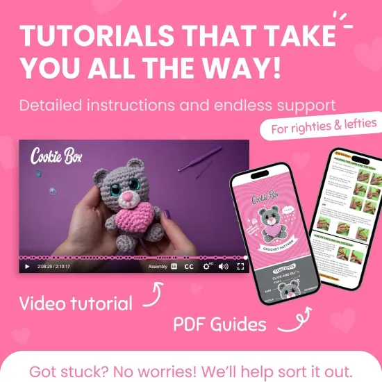 Crochet Kit for Beginners - Learn to Craft Amigurumi Stuffed Animals {3}